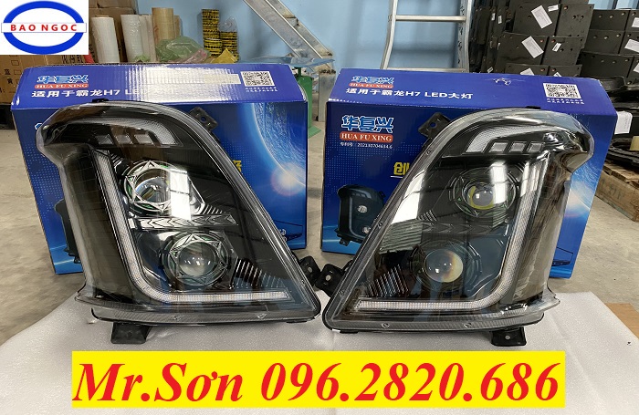 đèn pha led xe chenglong h5
