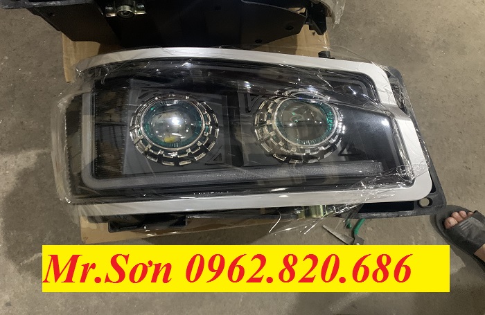 đèn pha led xe howo 371