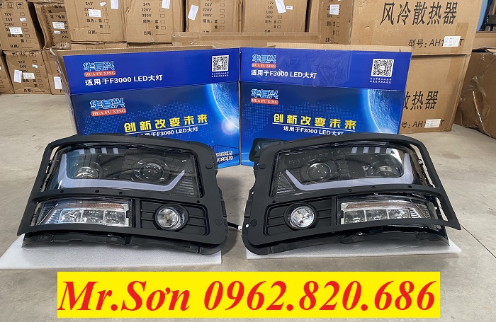 đèn pha led shacman f3000