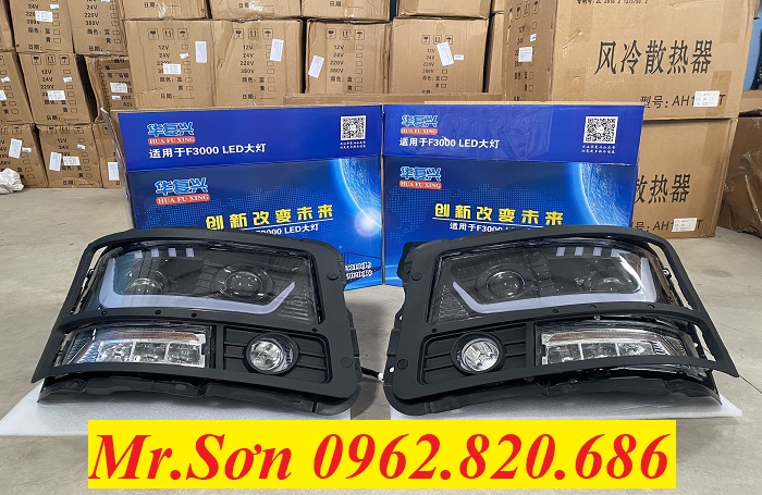 đèn pha led shacman m3000