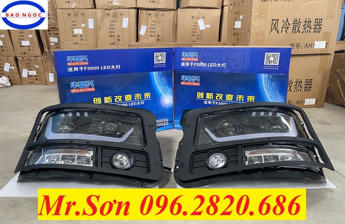 đèn pha led xe shacman m3000