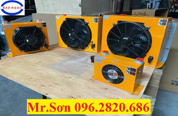 két làm mát dầu thủy lực xe cẩu