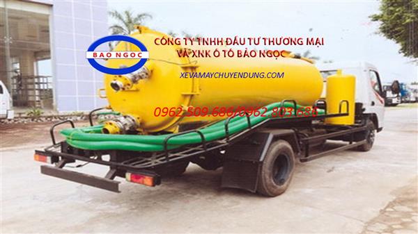 xe hút chất thải fuso 4 khối