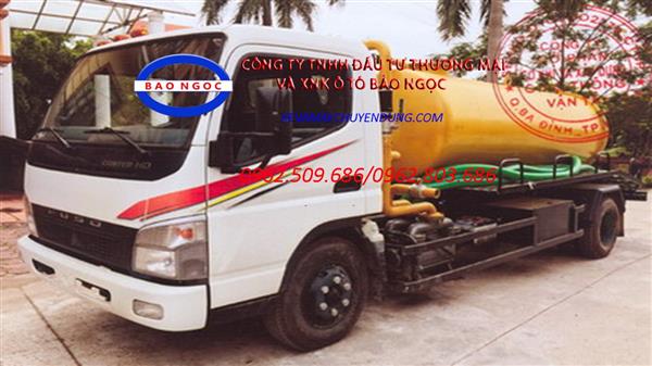 xe hút chất fuso 4 khối