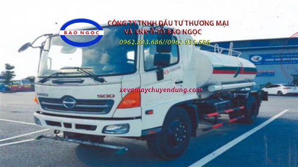 Xe téc nước tưới cây rửa đường 9 khối HINO FG