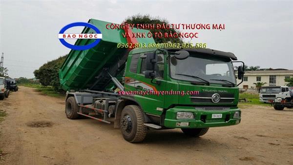 Xe chở rác thùng rời 13 khối dongfeng Trường Giang