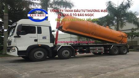 Sản xuất xe hút chất thải 4 chân 5 chân 15 khối 19 khối