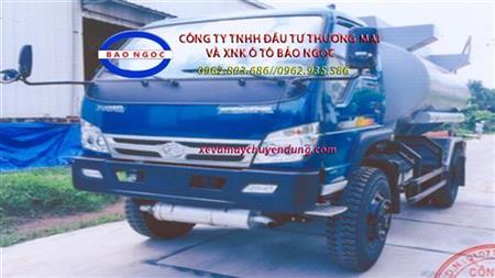 Xe téc xăng dầu 2 cầu 7 khối thaco FLD600B