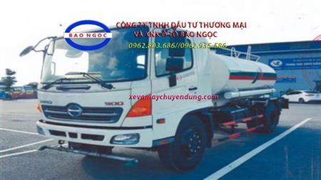 Xe téc nước tưới cây rửa đường 9 khối HINO FG