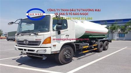 Xe téc nước 14,5 khối tưới cây rửa đường HINO FM