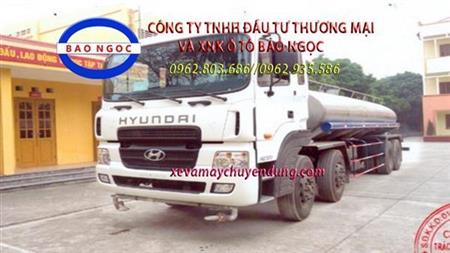 Xe phun nước tưới cây rửa đường 17 khối hyundai HD320