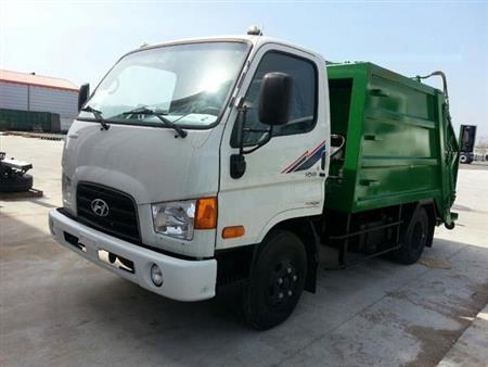 Xe chở rác thùng rời Hooklift Hyundai HD65 6 khối 