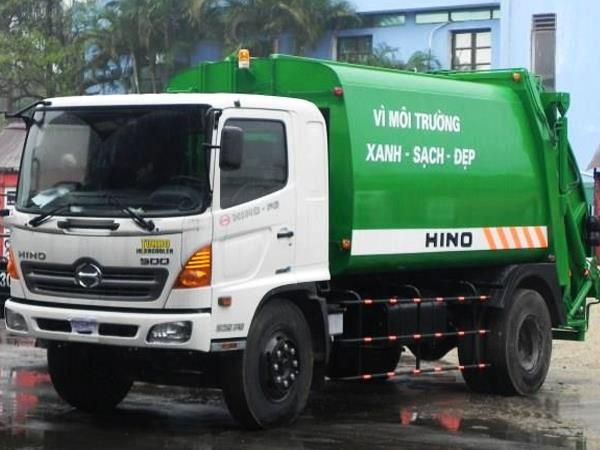 Xe cuốn ép rác Hino WU422L