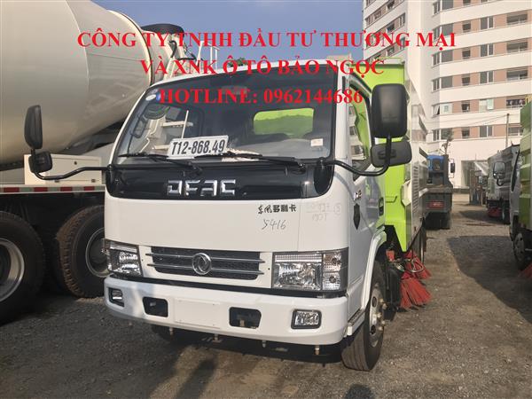 XE QUÉT RÁC HÚT BỤI ĐƯỜNG DONGFENG 5M3