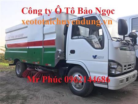 Xe Quét Rác Bụi Đường ISUZU 5m3